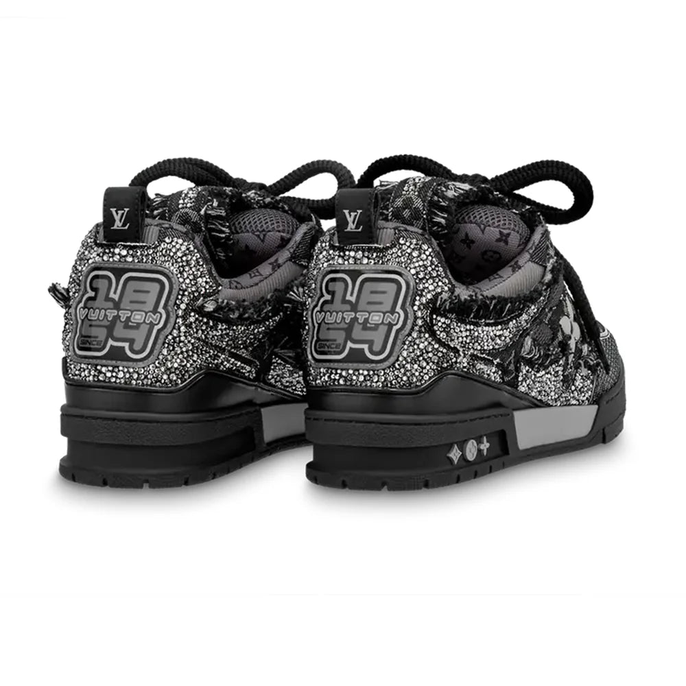 Skate Sneaker Black Swarovski™ Crystals