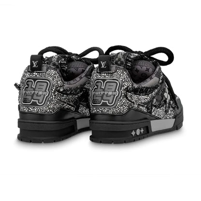 Skate Sneaker Black Swarovski™ Crystals