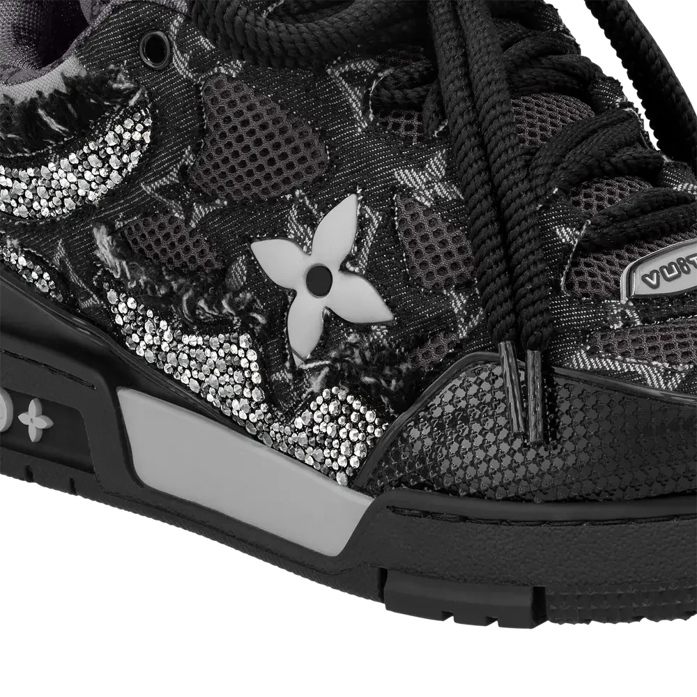 Skate Sneaker Black Swarovski™ Crystals