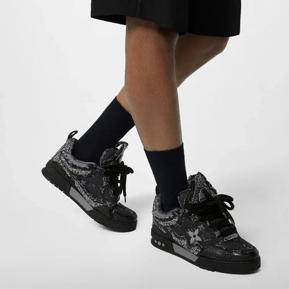 Skate Sneaker Black Swarovski™ Crystals