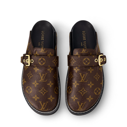 LV Cosy Flat Comfort Clog Cacao Brown