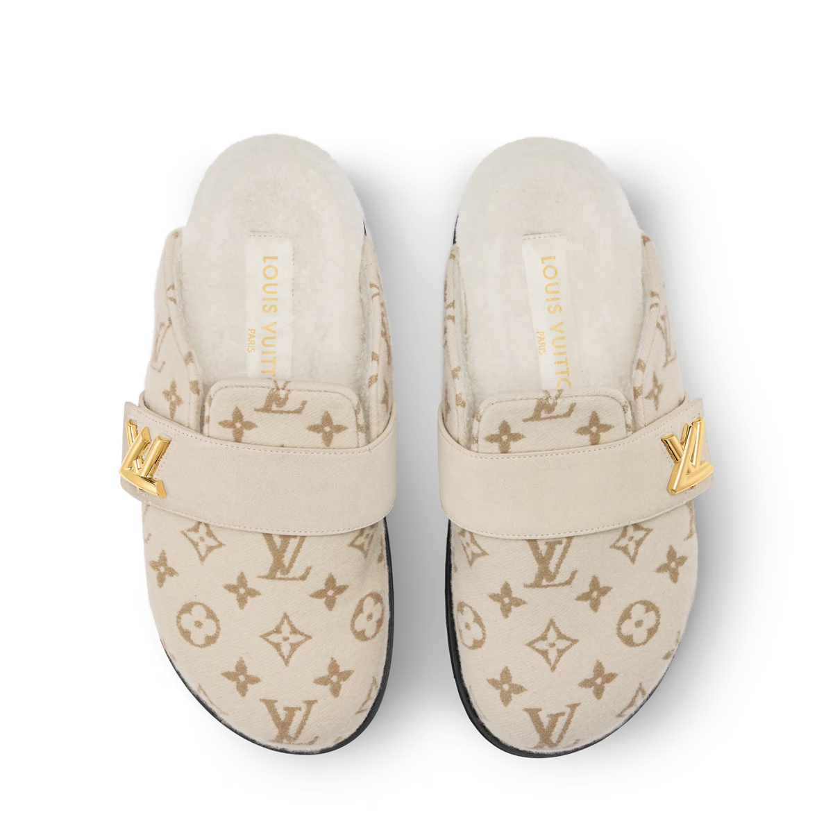 LV Cosy Flat Comfort Closed Mule Beige