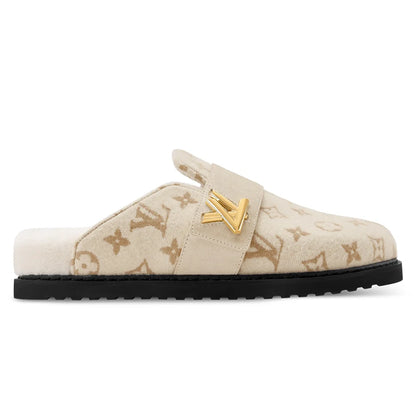 LV Cosy Flat Comfort Closed Mule Beige