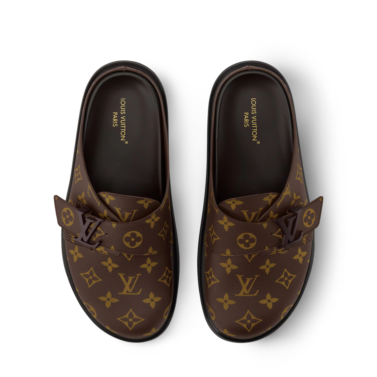 LV Easy Mule Macassar Brown