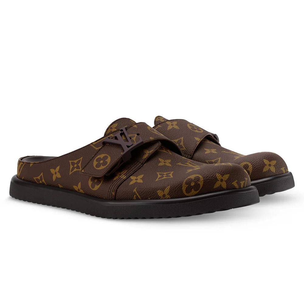 LV Easy Mule Macassar Brown