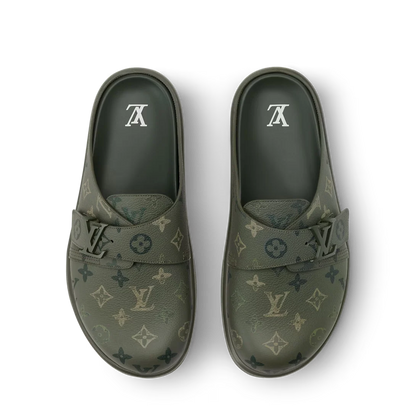 LV Easy Mule Khaki Green