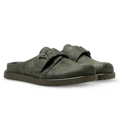 LV Easy Mule Khaki Green