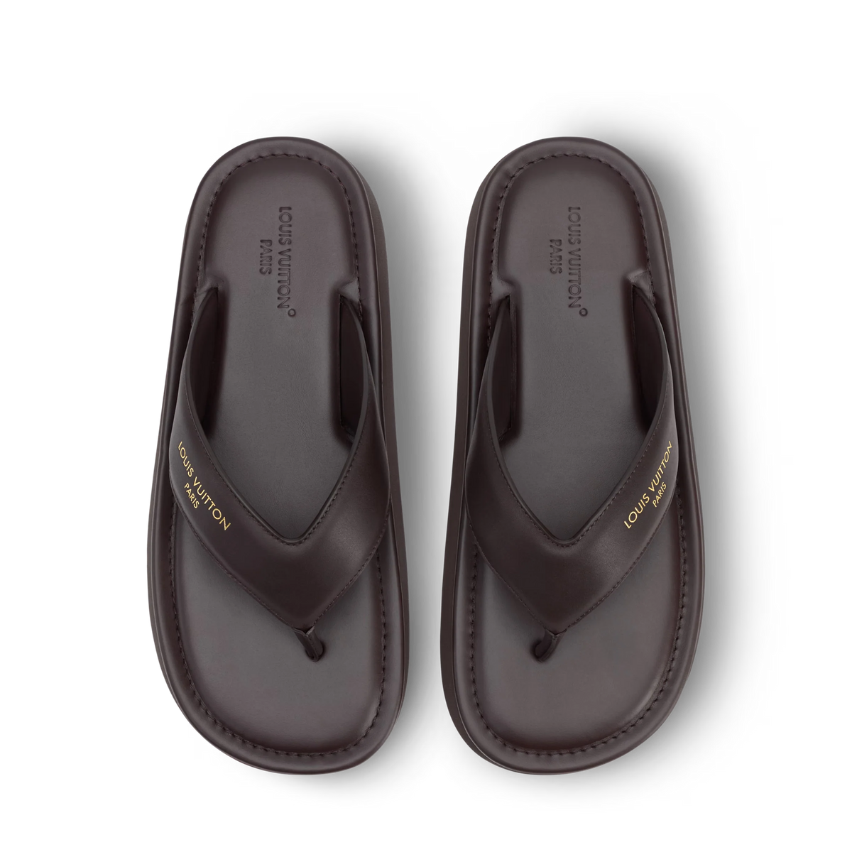 LV Flip Thong Brown