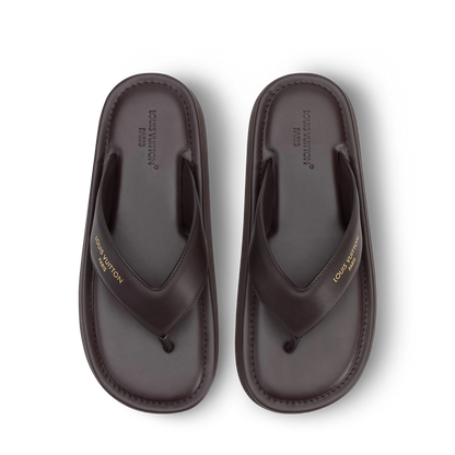 LV Flip Thong Brown