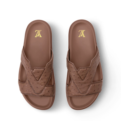 LV Oasis Mule Taupe Brown