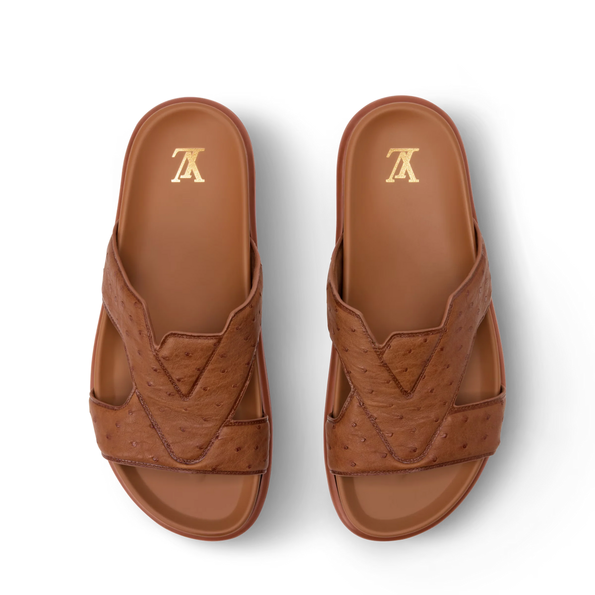 LV Oasis Mule Cognac Brown