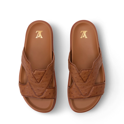 LV Oasis Mule Cognac Brown