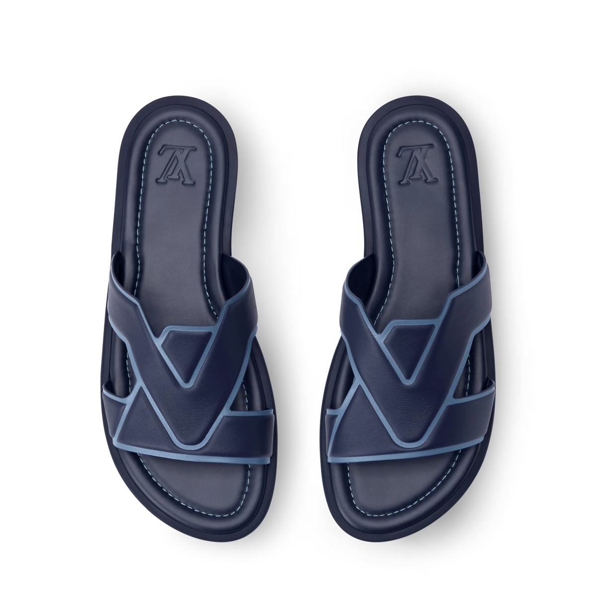 LV Oasis Mule Navy Blue