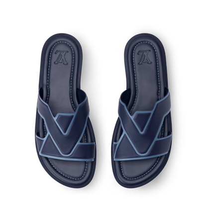 LV Oasis Mule Navy Blue