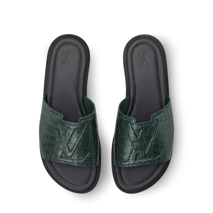 LV Portofino Mule Green