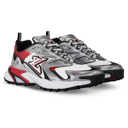 Tatic Runner Sneaker Gray Red