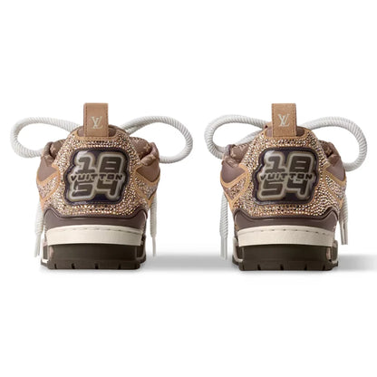 Skate Sneaker Brown Crystal
