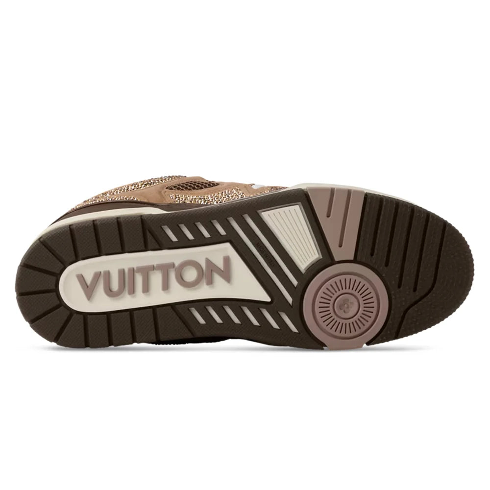 Skate Sneaker Brown Crystal