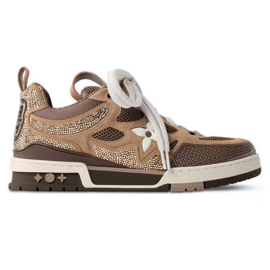 Skate Sneaker Brown Crystal
