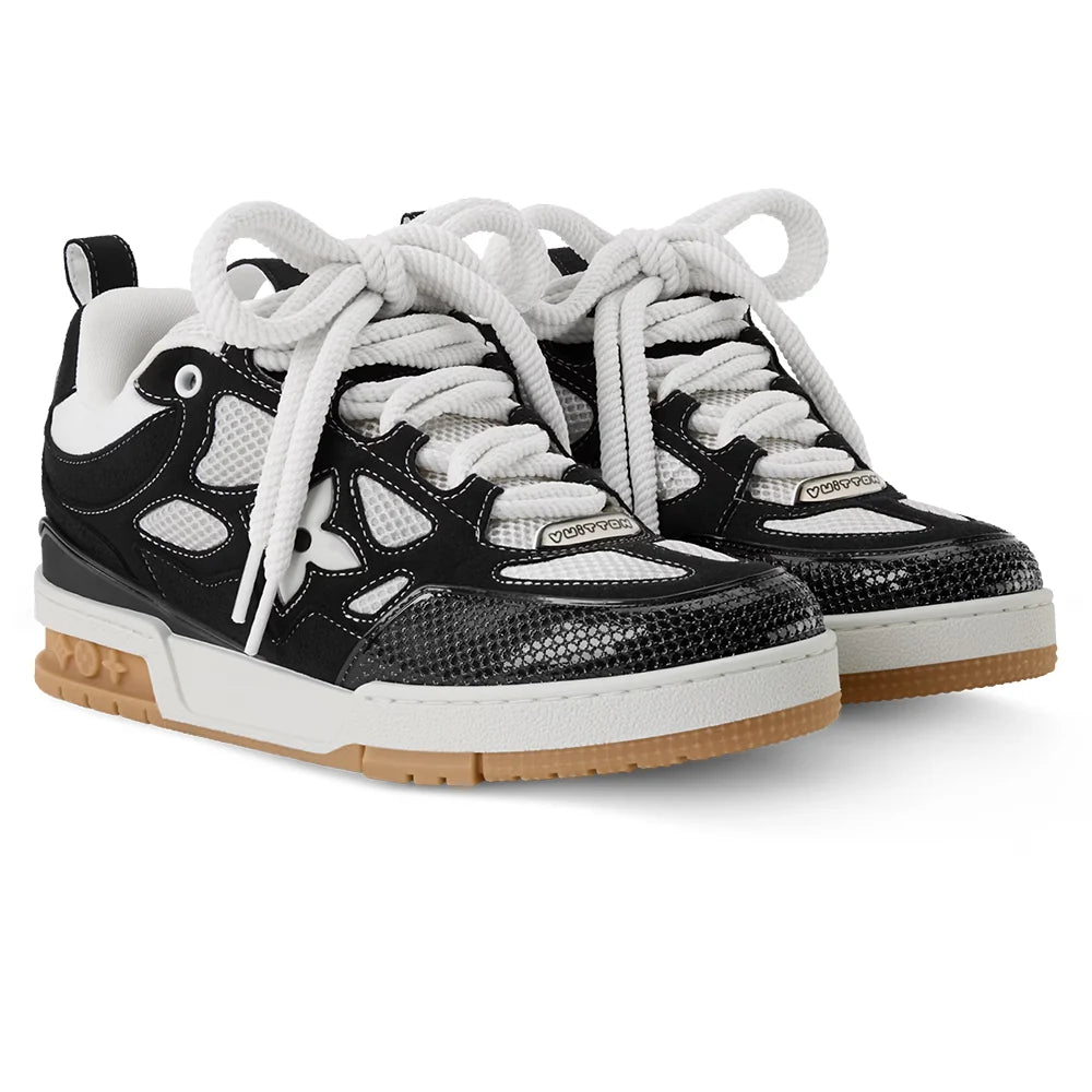 Skate Sneaker Black White