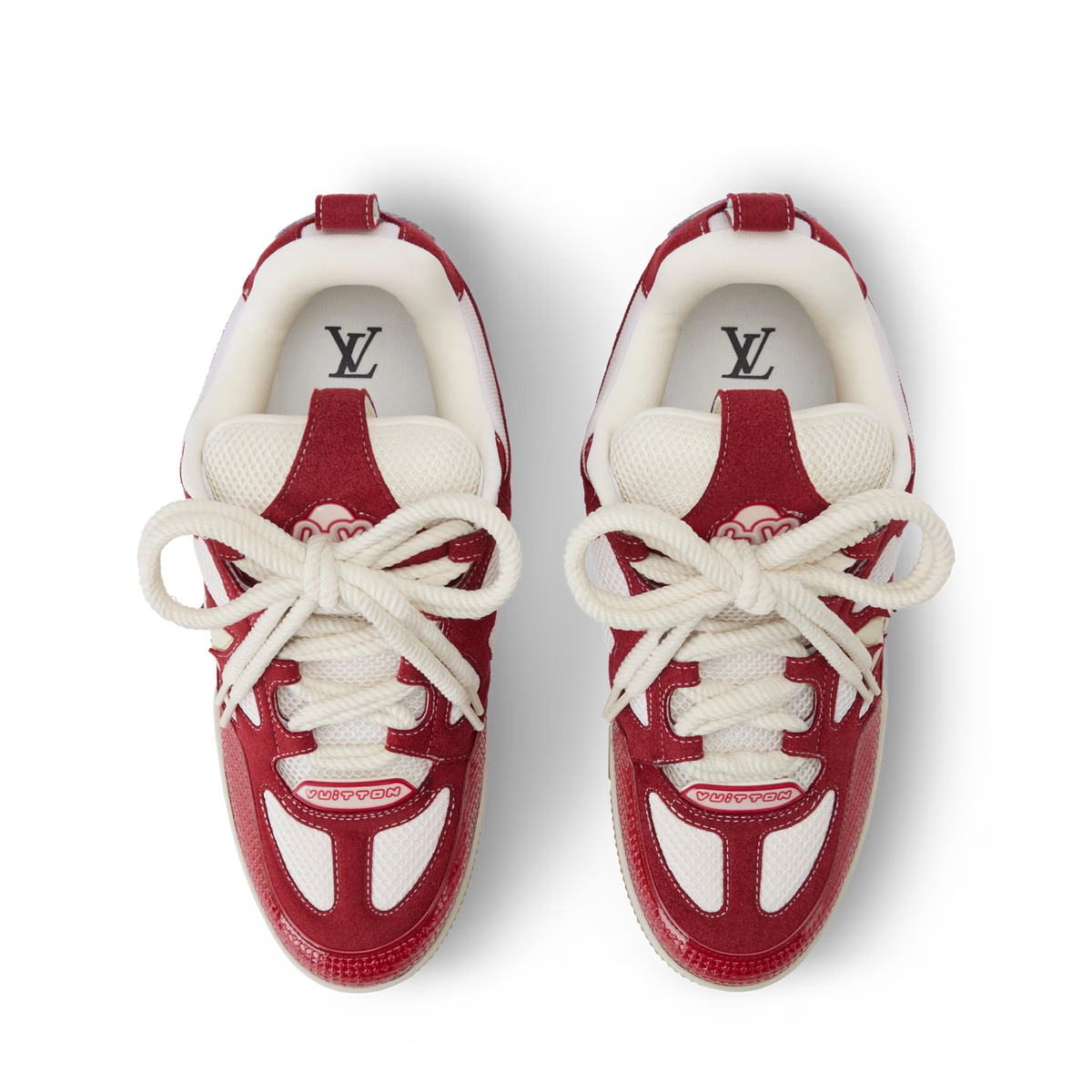 Skate Sneaker Red White