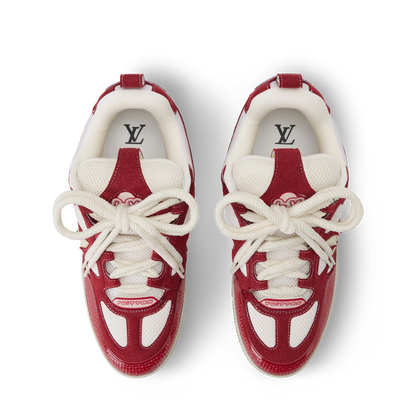 Skate Sneaker Red White