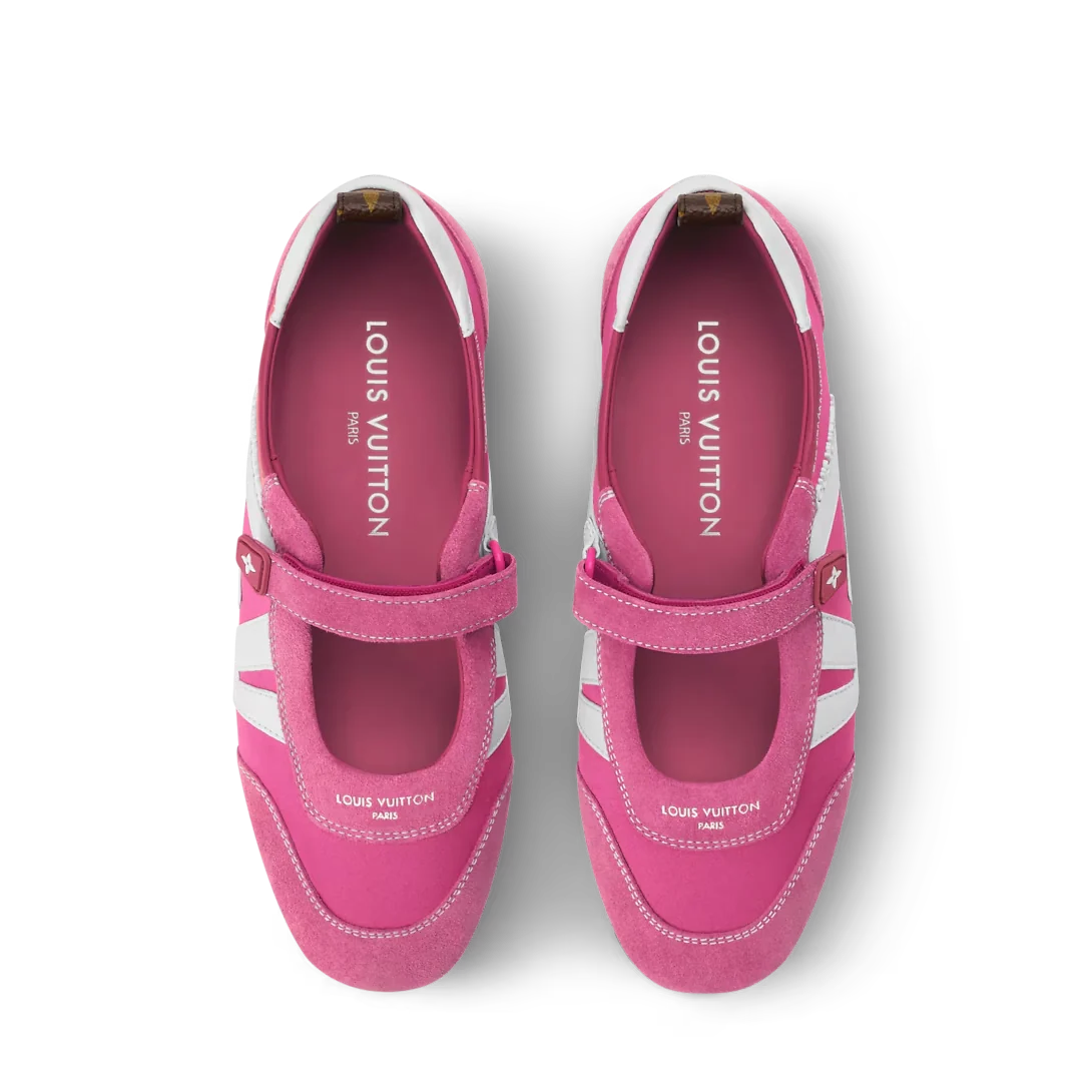 LV Sneakerina Mary Jane Pink