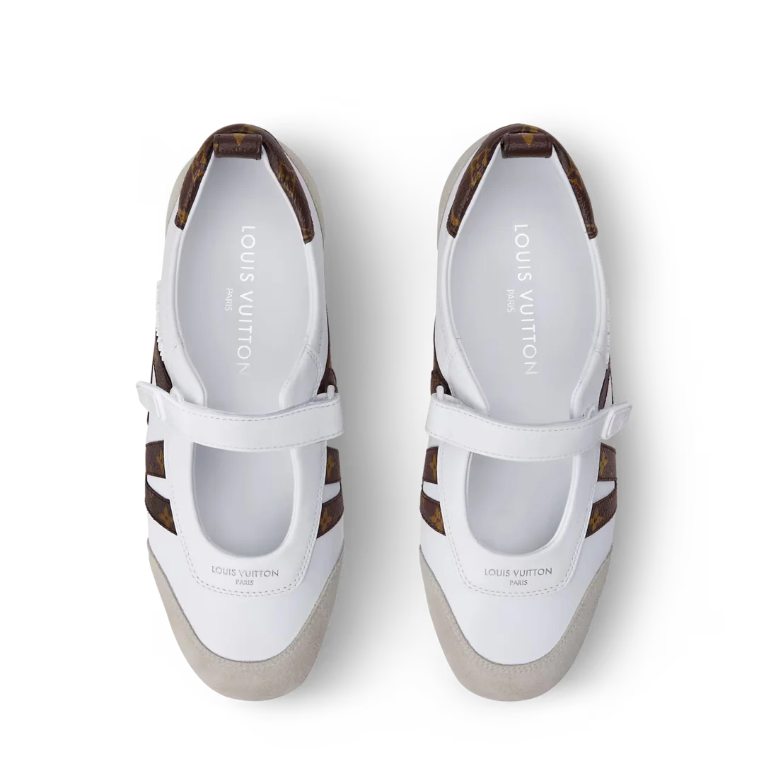 LV Sneakerina Mary Jane White