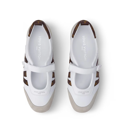 LV Sneakerina Mary Jane White