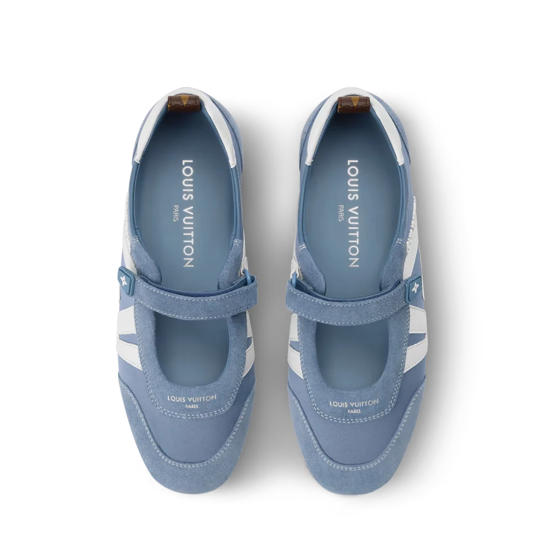 LV Sneakerina Mary Jane Azure Blue