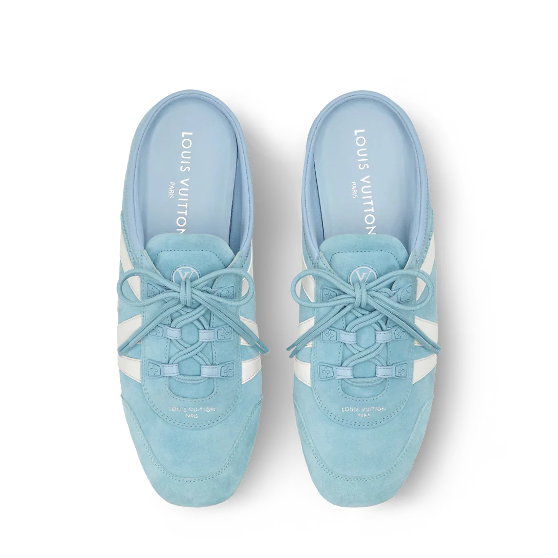 LV Sneakerina Open Back Sky Blue