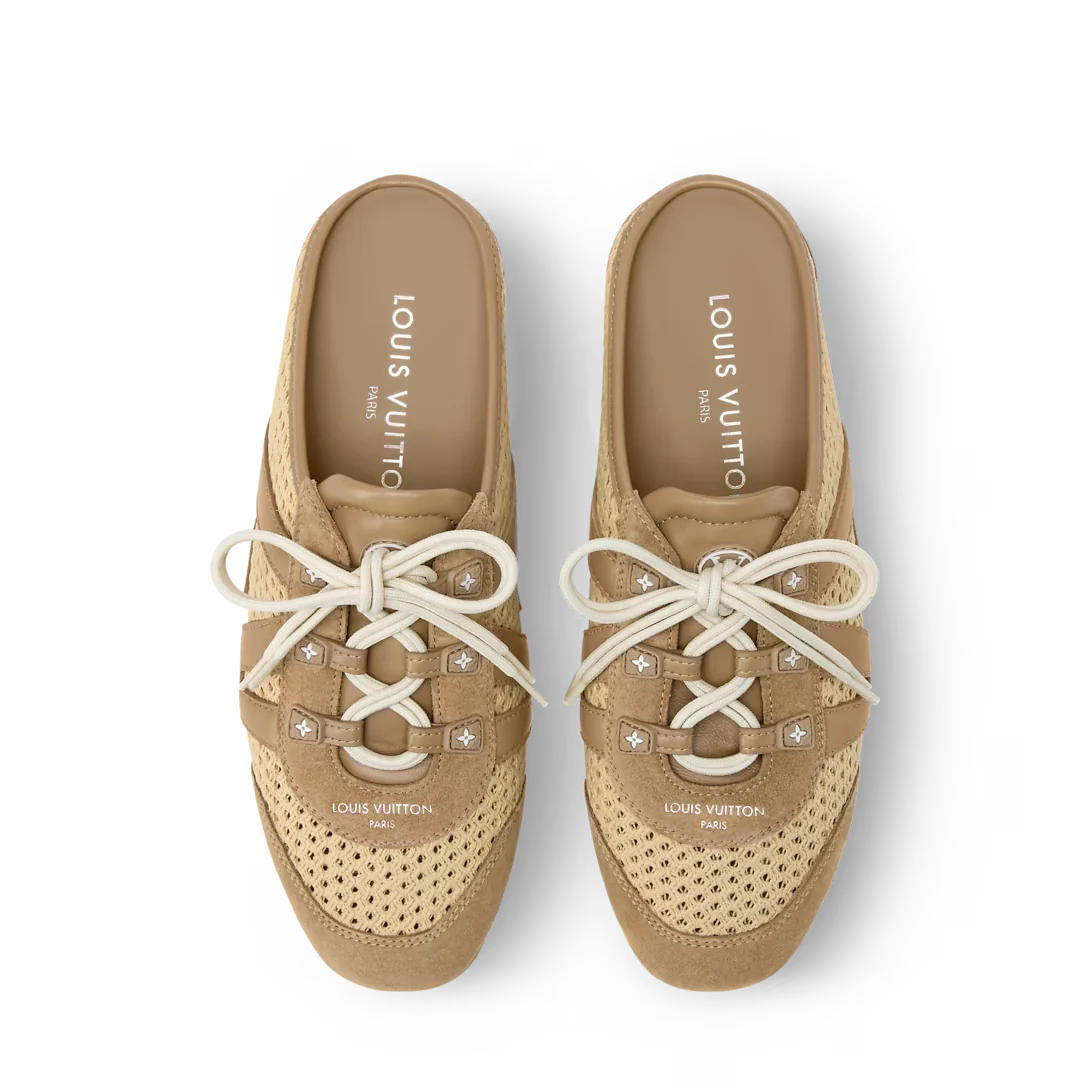 LV Sneakerina Open Back Natural Beige