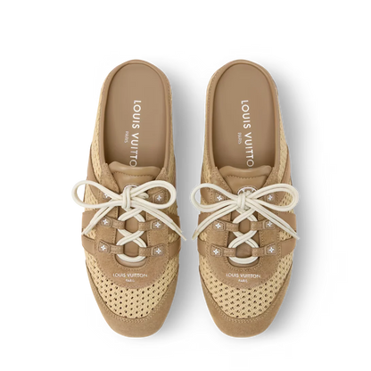 LV Sneakerina Open Back Natural Beige