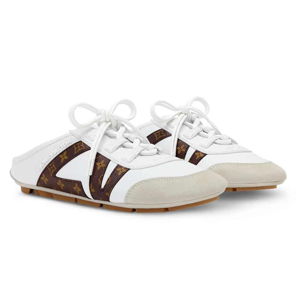 LV Sneakerina Open Back White