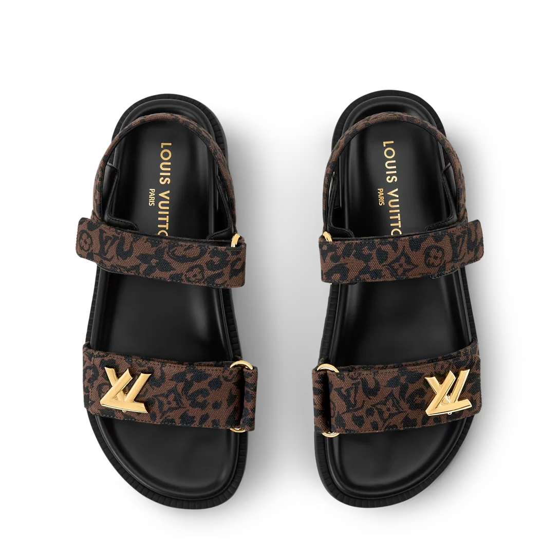 LV Sunset Comfort Sandals Brown