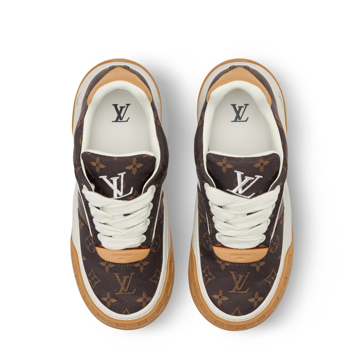LV Tilted Sneaker Macassar Brown