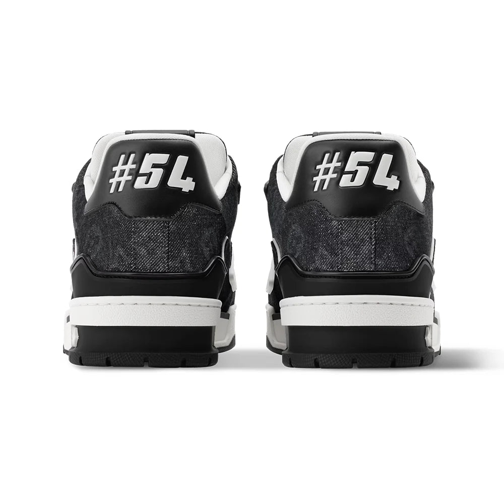 LV Trainer Black Monogram denim