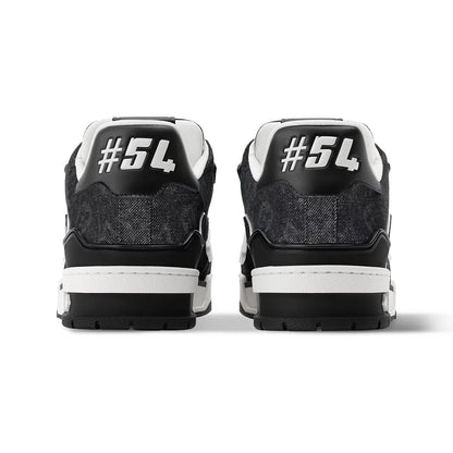 LV Trainer Black Monogram denim