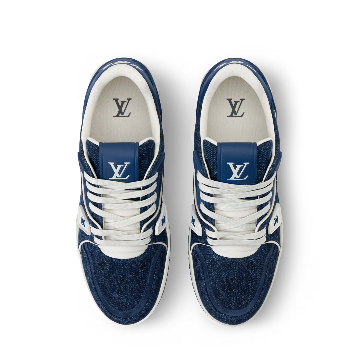 LV Trainer Blue Monogram denim
