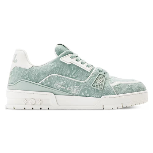 LV Trainer Green Canvas