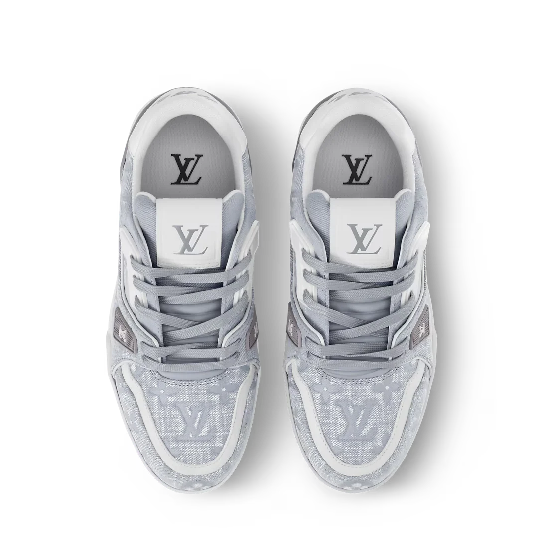 LV Trainer Gray Canvas