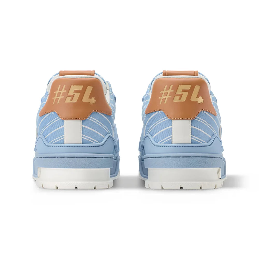 LV Trainer Blue Jacquard