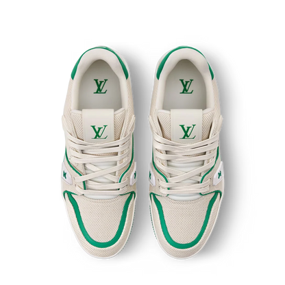 LV Trainer Green Canvas