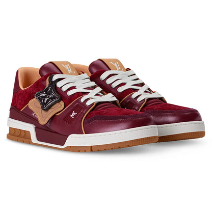 LV Trainer Bordeaux Red
