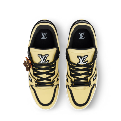 LV Trainer Yellow calf leather