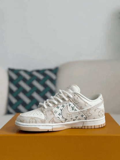 Nike Dunk Low Custom – Louis Vuitton Beige Monogram Edition
