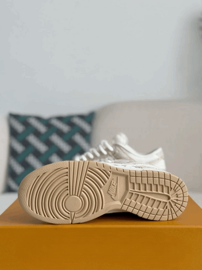Nike Dunk Low Custom – Louis Vuitton Beige Monogram Edition