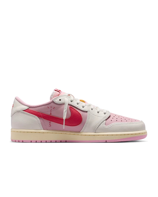 Travis Scott × Nike Air Jordan 1 Retro Low OG "Sail/T Pink"