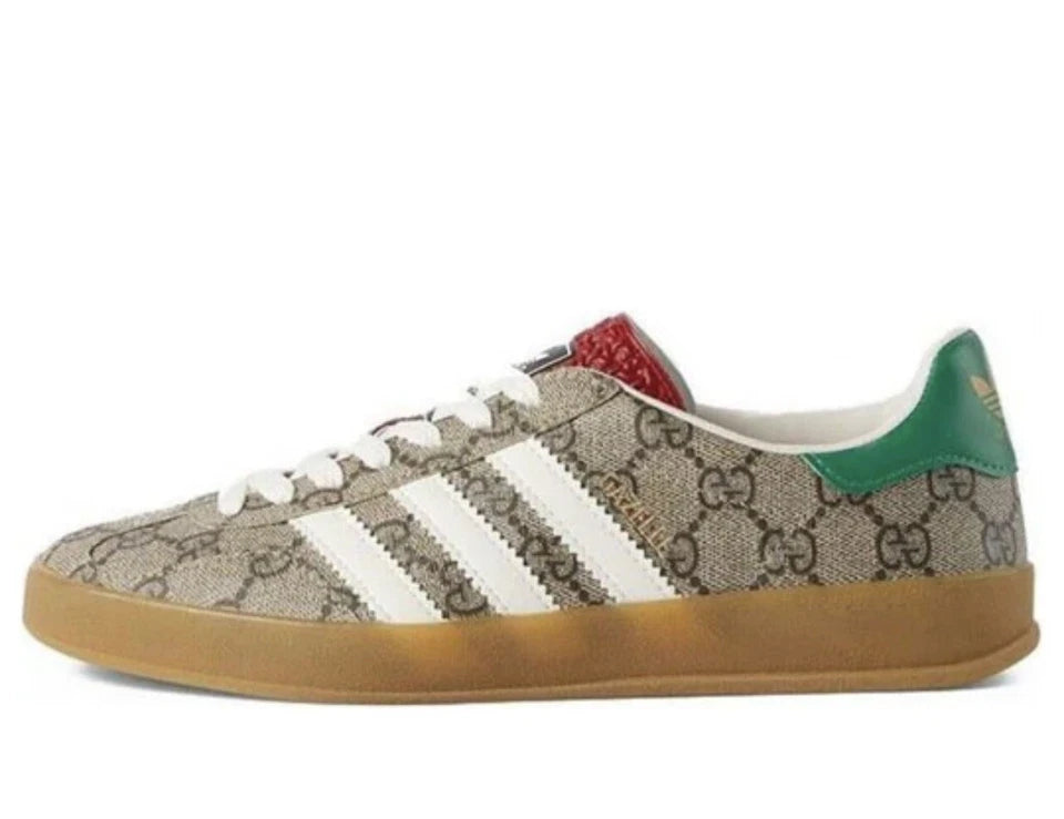 Adidas x Gucci Gazelle 'Beige GG Monogram'