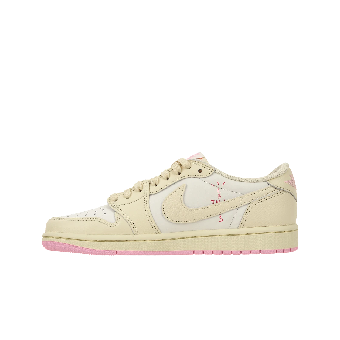 Travis Scott X Nike Air Jordan 1  Retro Low OG SP Muslin Shy Pink